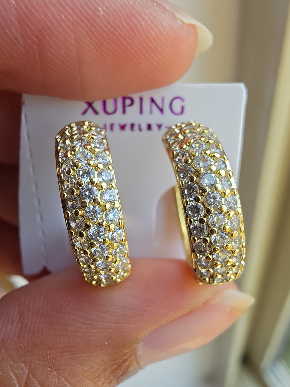 Hermosas Argollas Para Dama Oro Laminado 14k